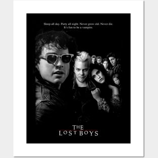 THE LOST BOYS (4 dark tees) Posters and Art